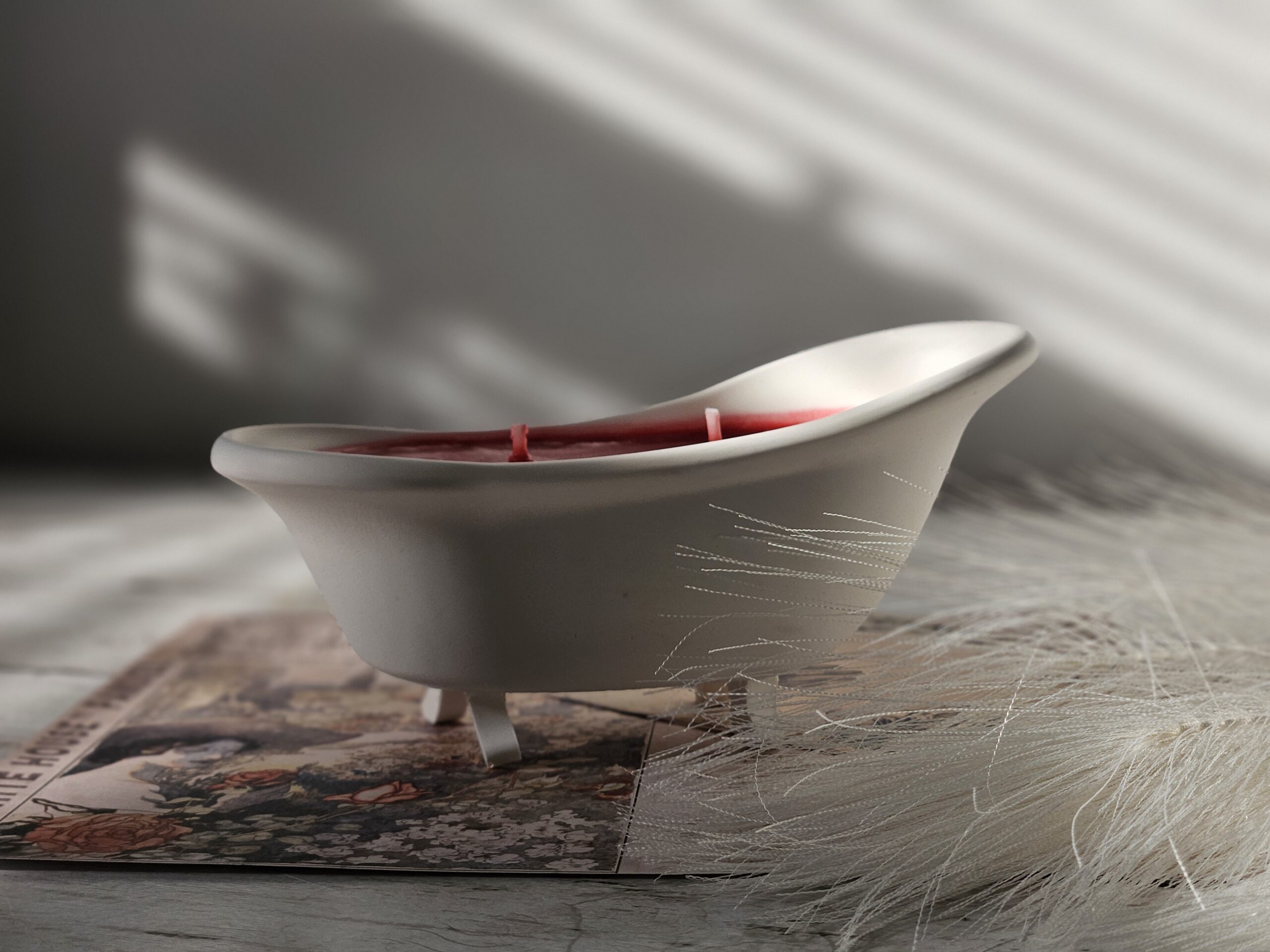 Cotton & Grey, candele in cera d'api in pura cera d'api e supporto in ceramica per relax, meditazione e consapevolezza